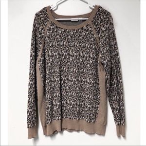 Cato Cheetah Print Sweater Size 18/20W